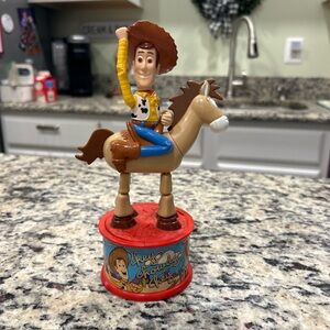 Toy Story Woody and Bullseye 1999 McDonalds candy dispenser